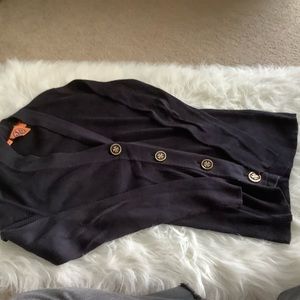 TORY BURCH Navy Cardigan